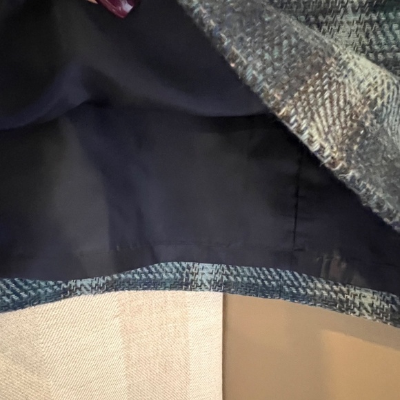 Talbots Women's Blue Plaid Lined Skirt, Academia, Size 6 Petite - Picture 5 of 10